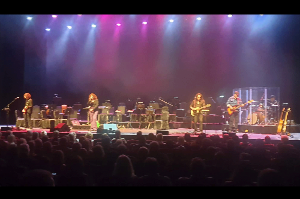 Belle Hendrik performing the songs of Janis Joplin with the Zep Boys Perth Star theatre